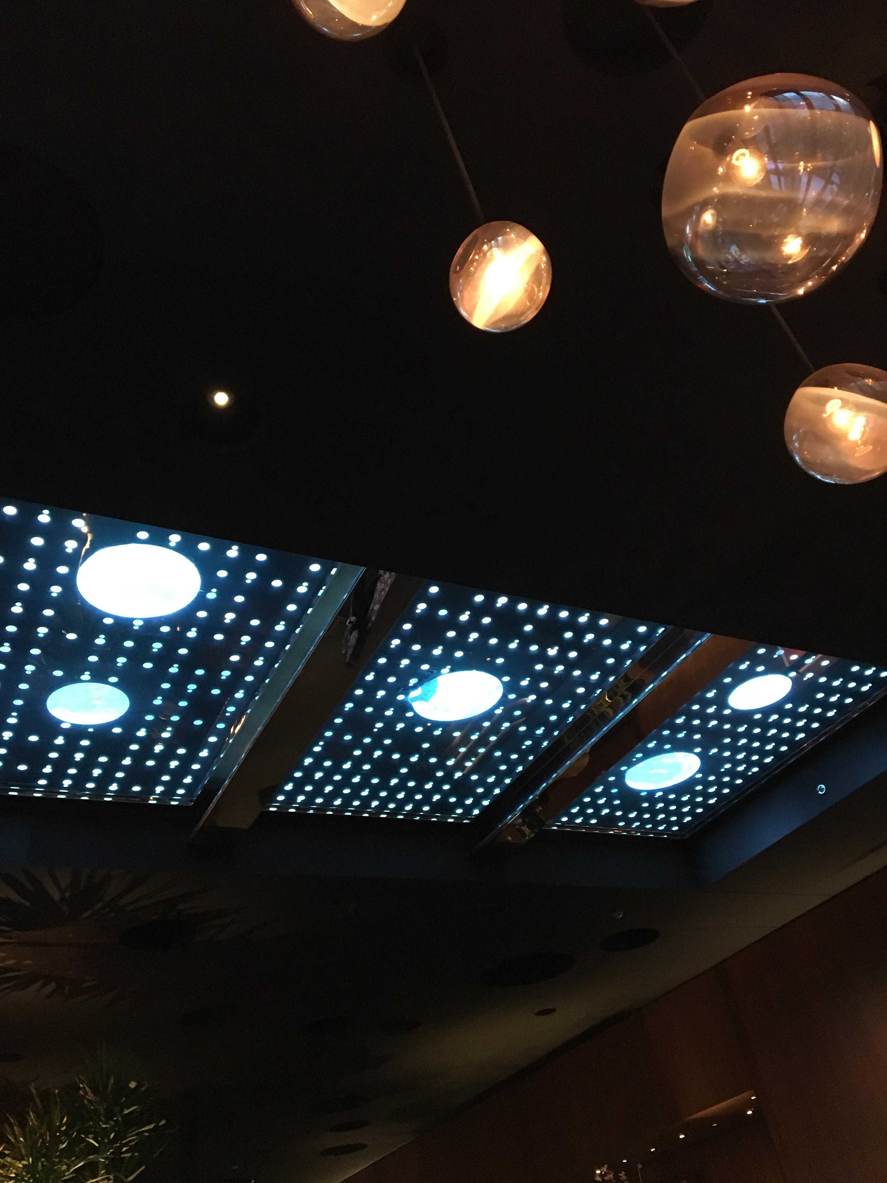 The lounge ceiling was the pool!