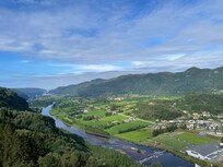 Utsikten vår fra hotellrommet