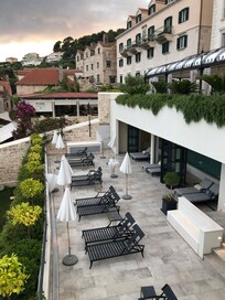 Hotel pool & relax area