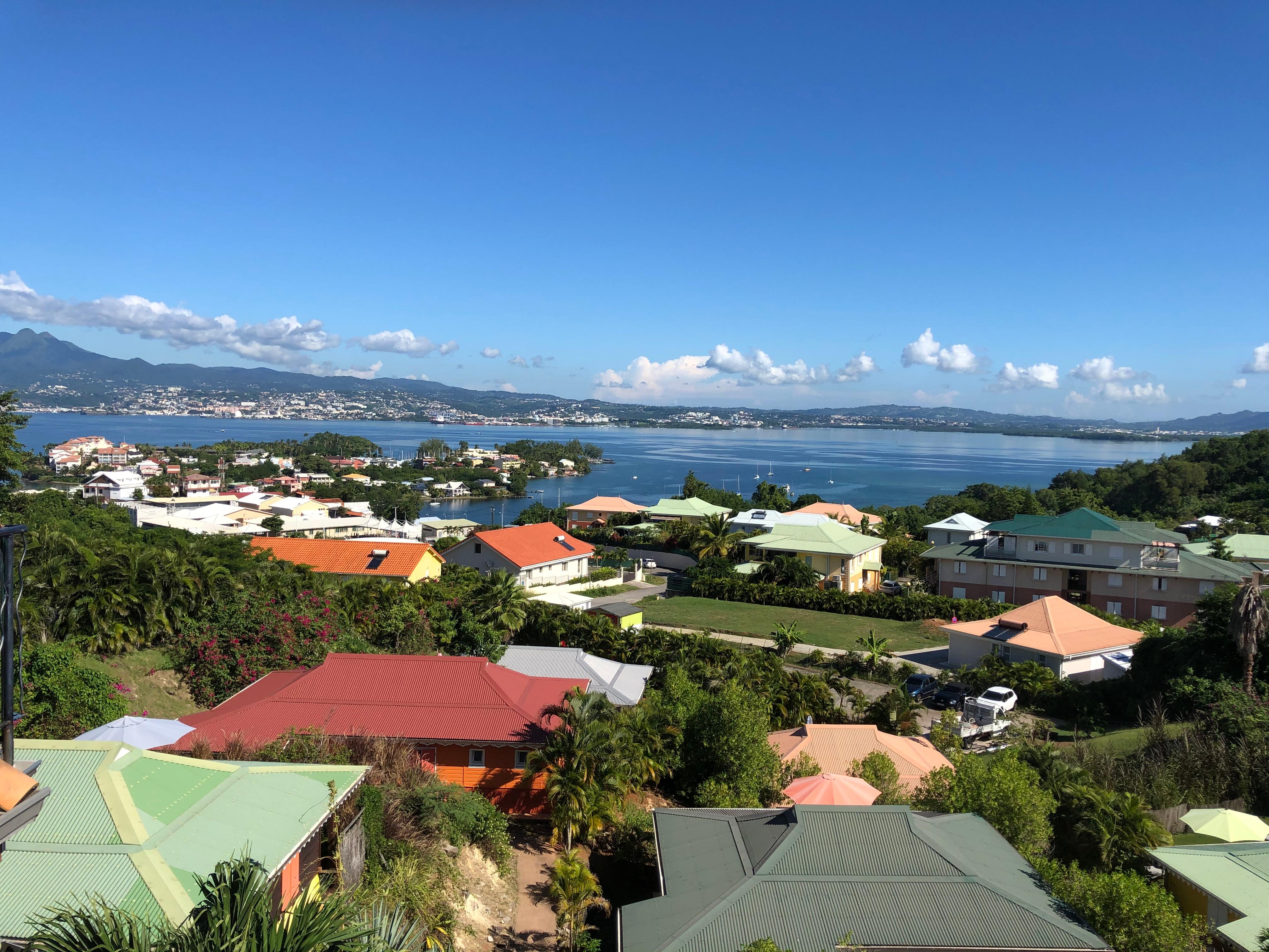 View from private balcony of the bay