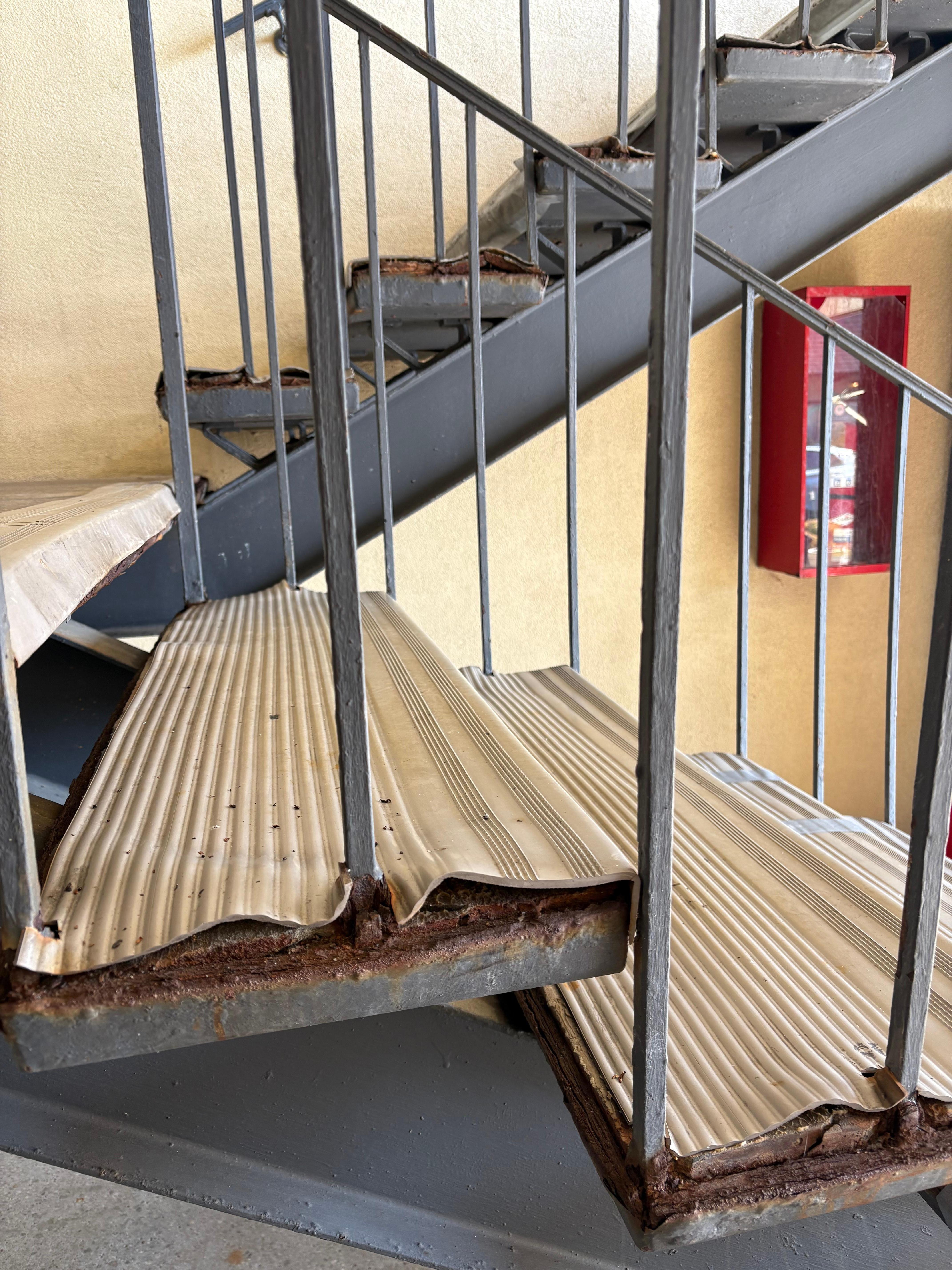 Stairs falling apart