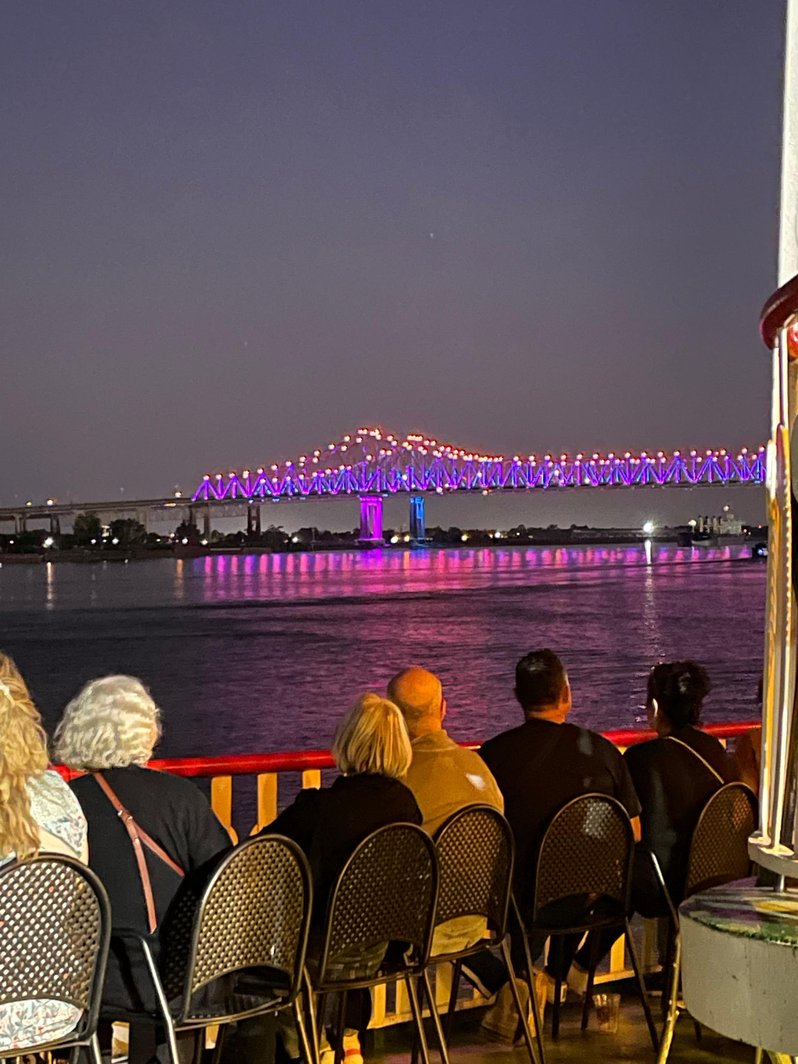 View from the sunset dinner cruise, the Natchez