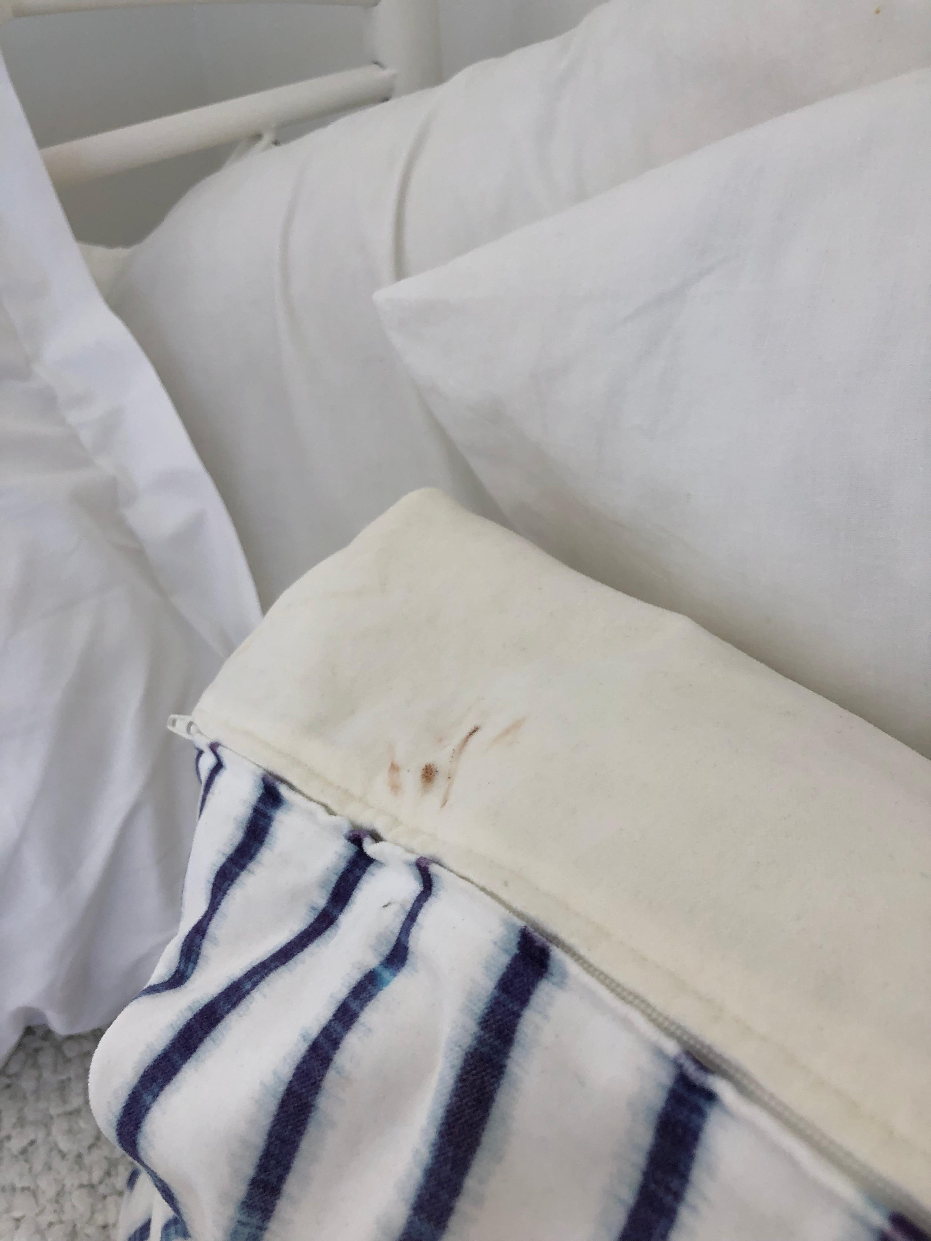 Stains on pillows 1