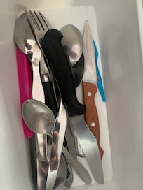 Dirty cutlery