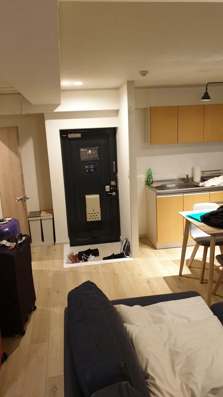 entrance to the room