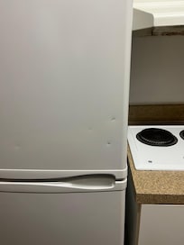 Dents in refrigerator