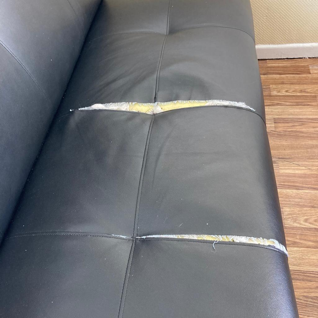 Ripped sofa bed