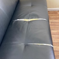 Ripped sofa bed