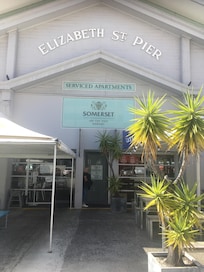 Restaurants just down stairs