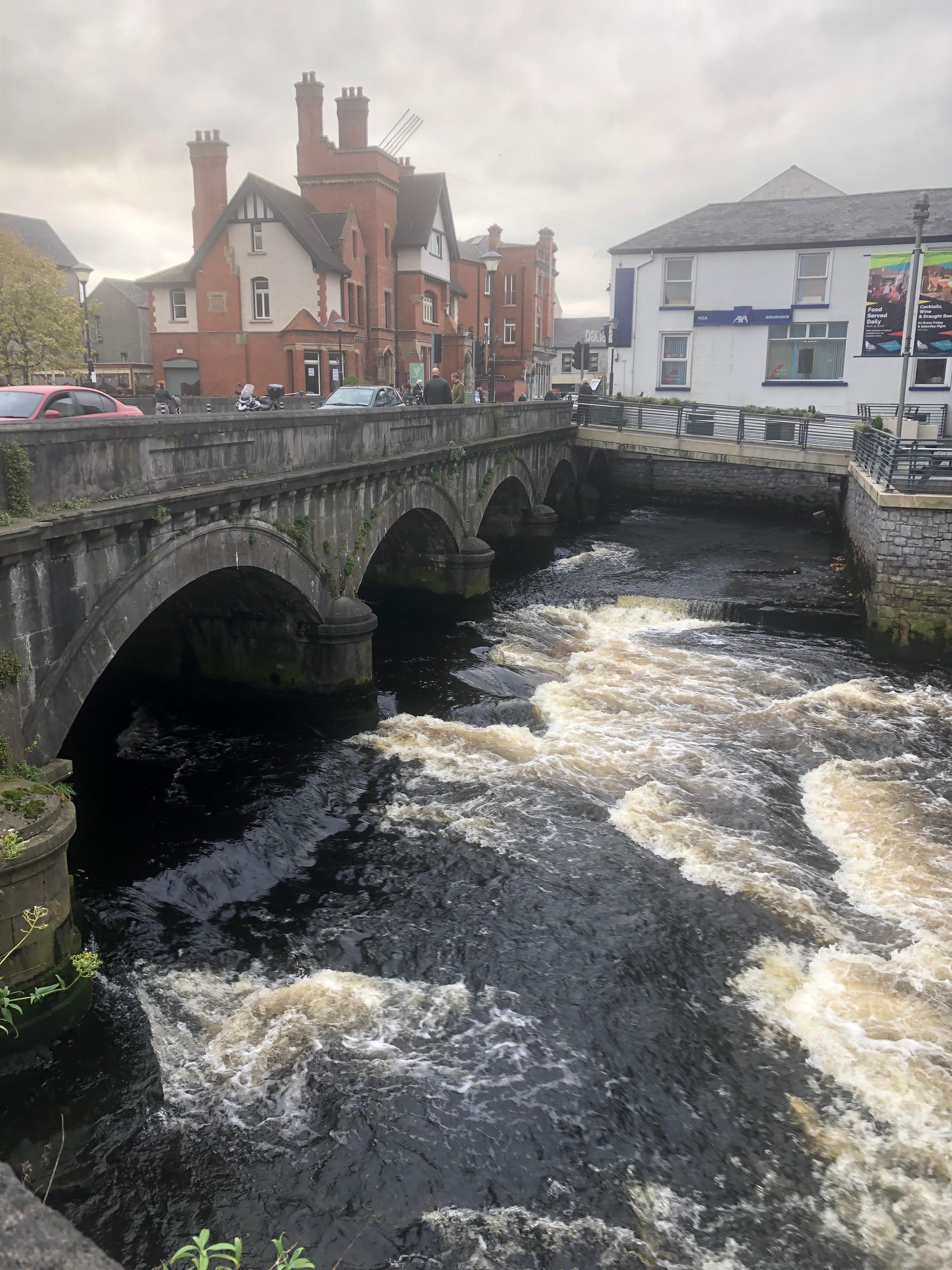 River Garvoge - a feeling like Dublin on a smaller scale!