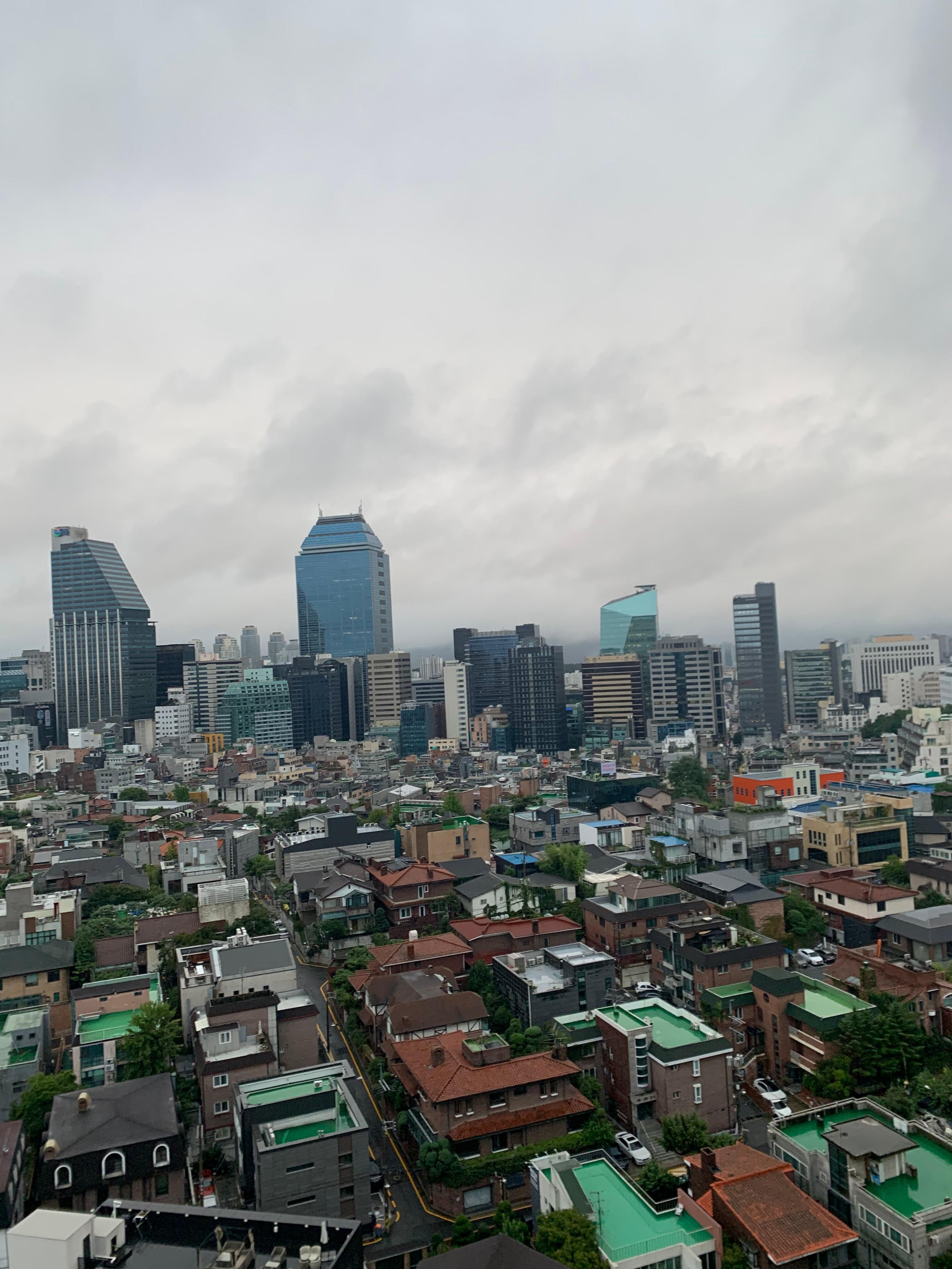 View from the rooftop patio