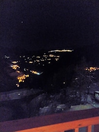 Vue du balcon le soir