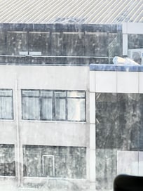 Windows need cleaning.
