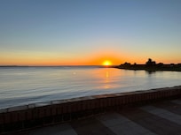 Sunrise, 1 1/2 blocks down the street