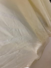 Shower curtain had built up mold on the curtains.
