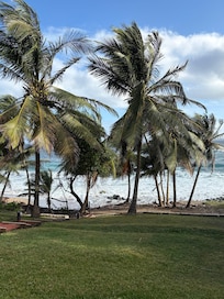 Taken from porch outside cottage