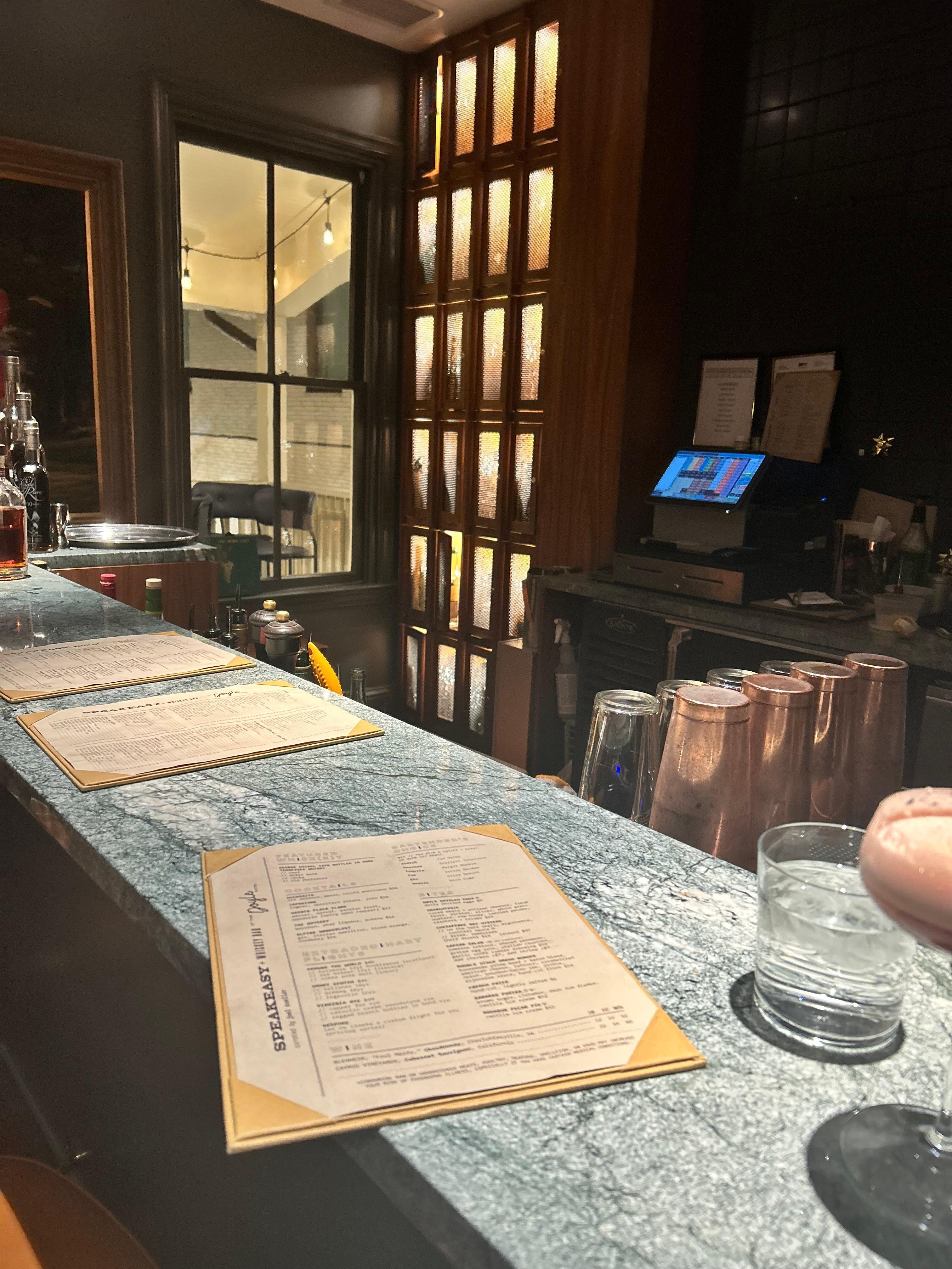 Cozy Whisky Bar. This was a huge treat.