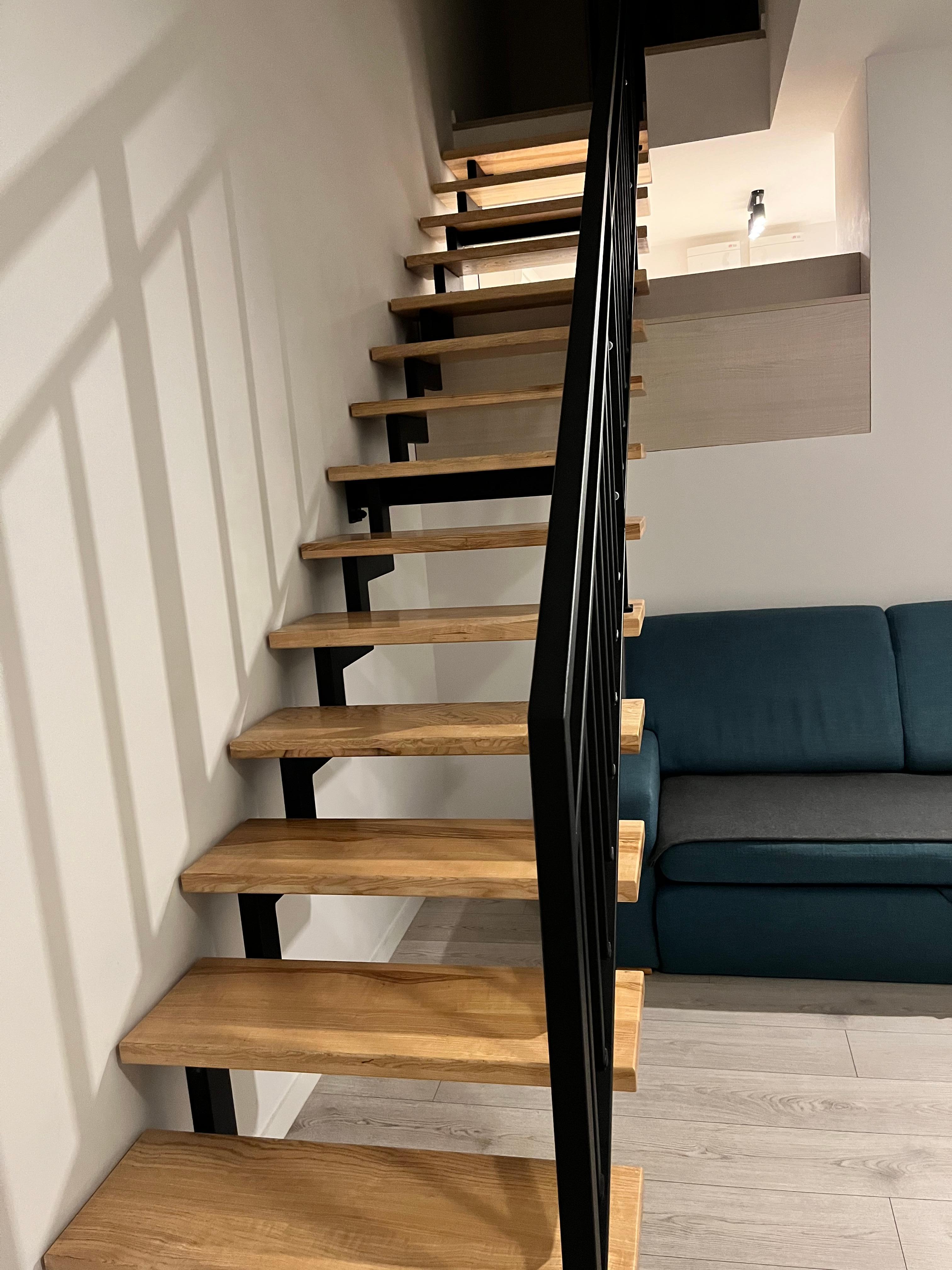 Stairs to bedroom 