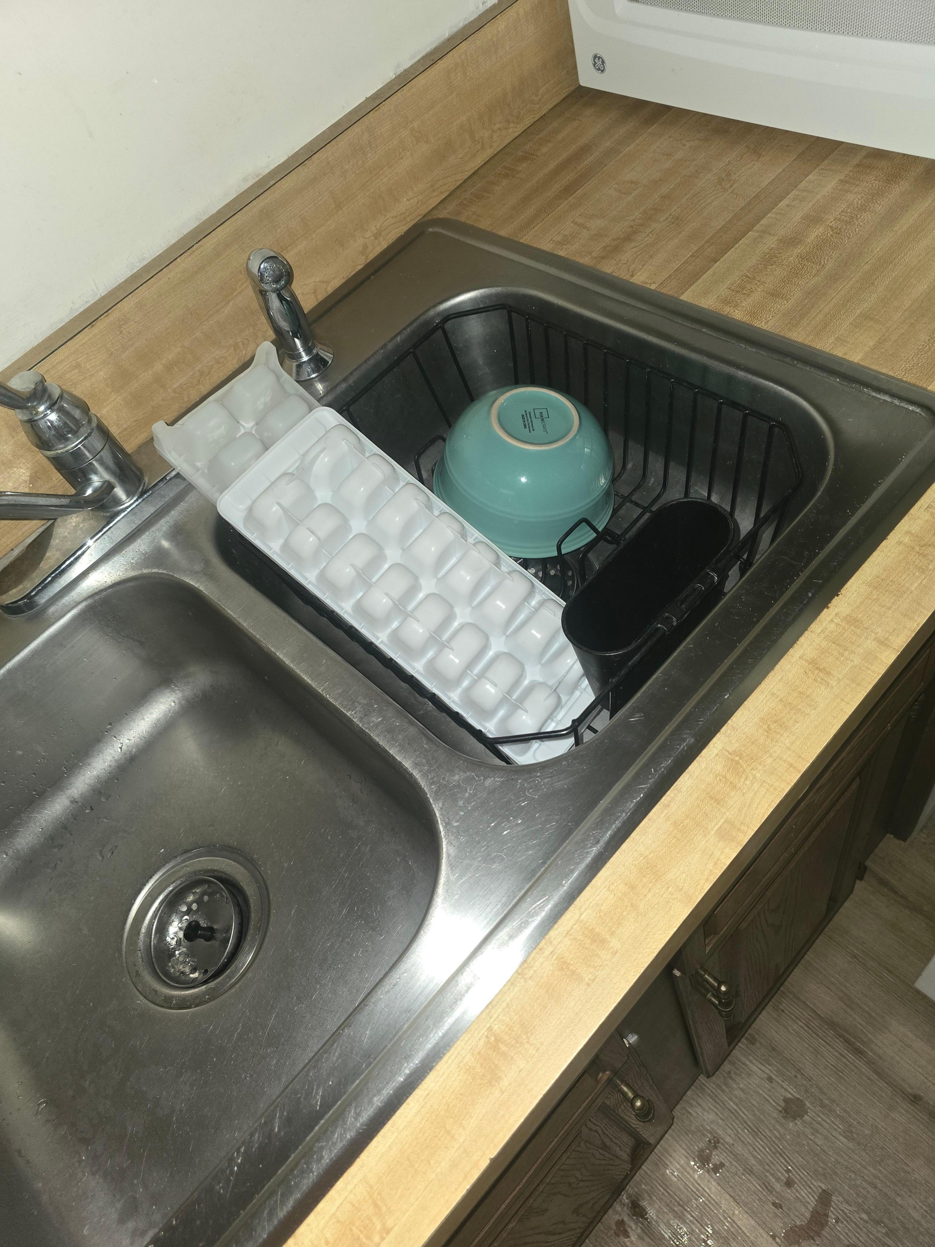 Dirty dishes in the sink