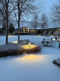 Früh morgens so um 8 Uhr nach dem es geschneit hatte