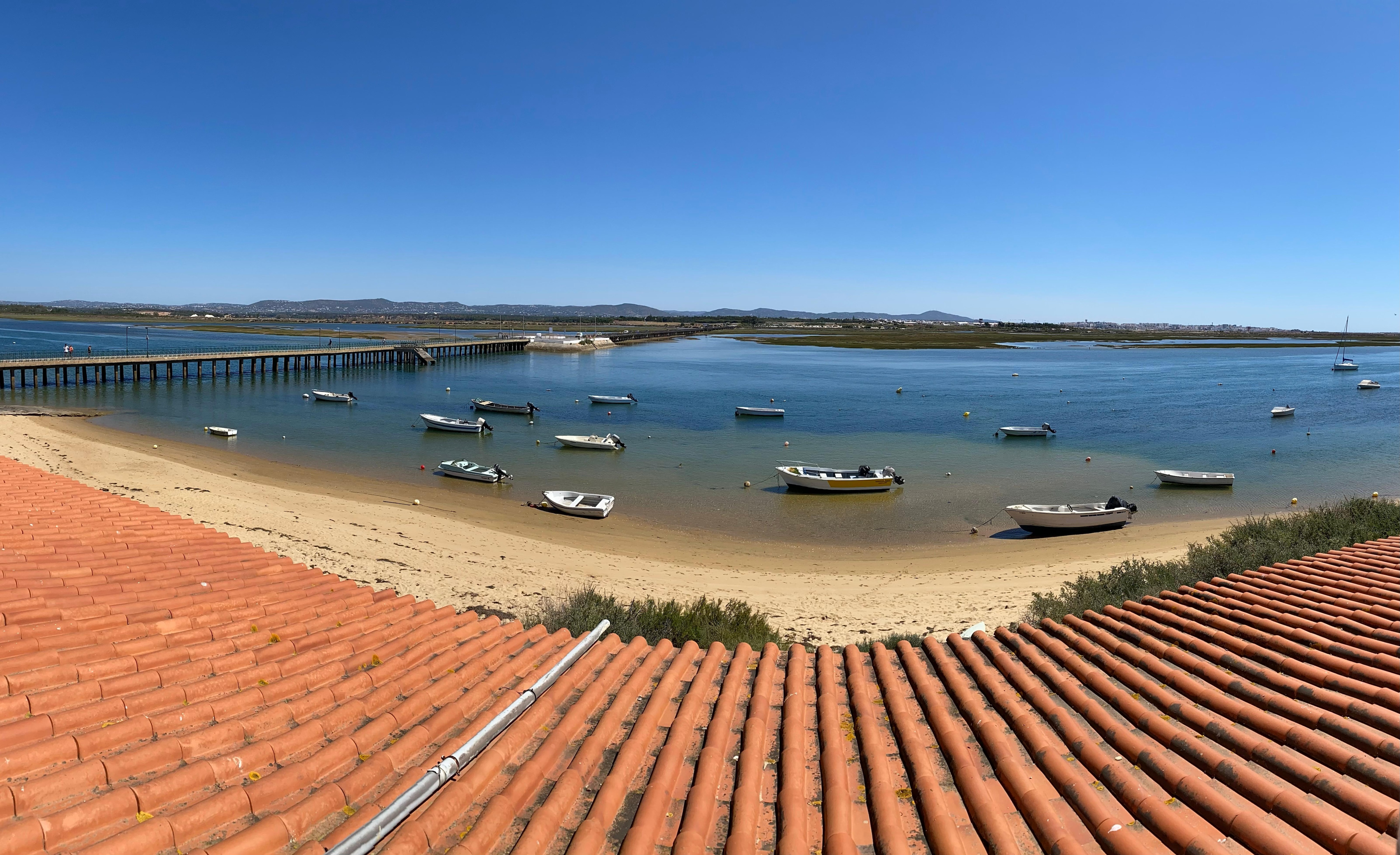 Vue de notre chambre. 