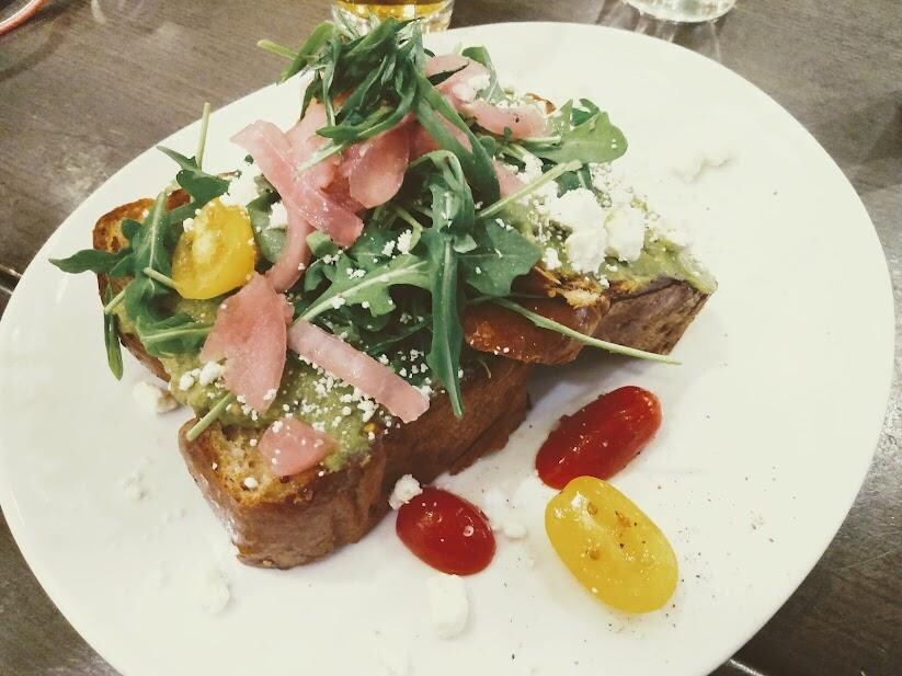 Avocado toast from Selu Garden