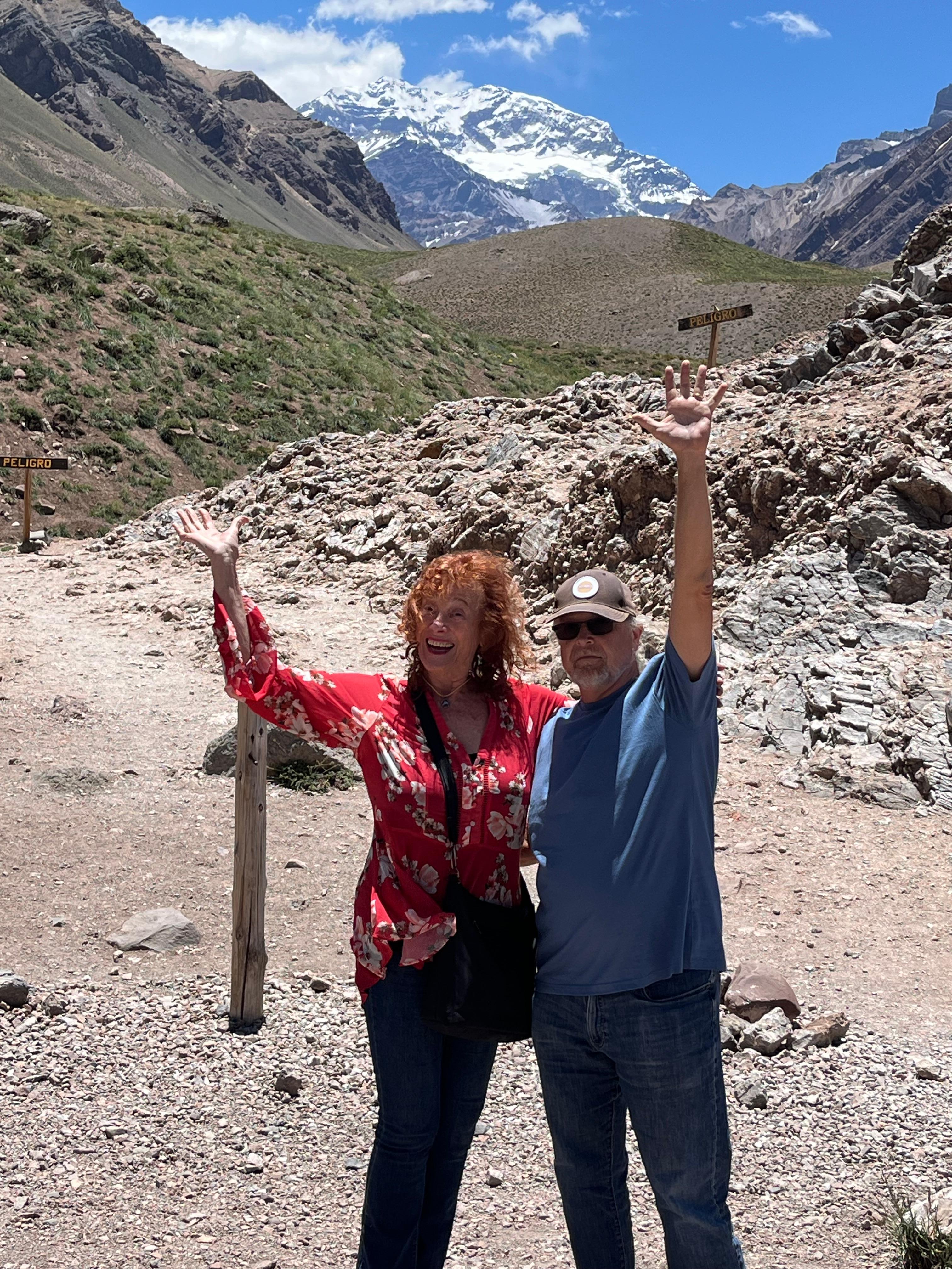 at Puente del Inca, a Unesco World Heritage site