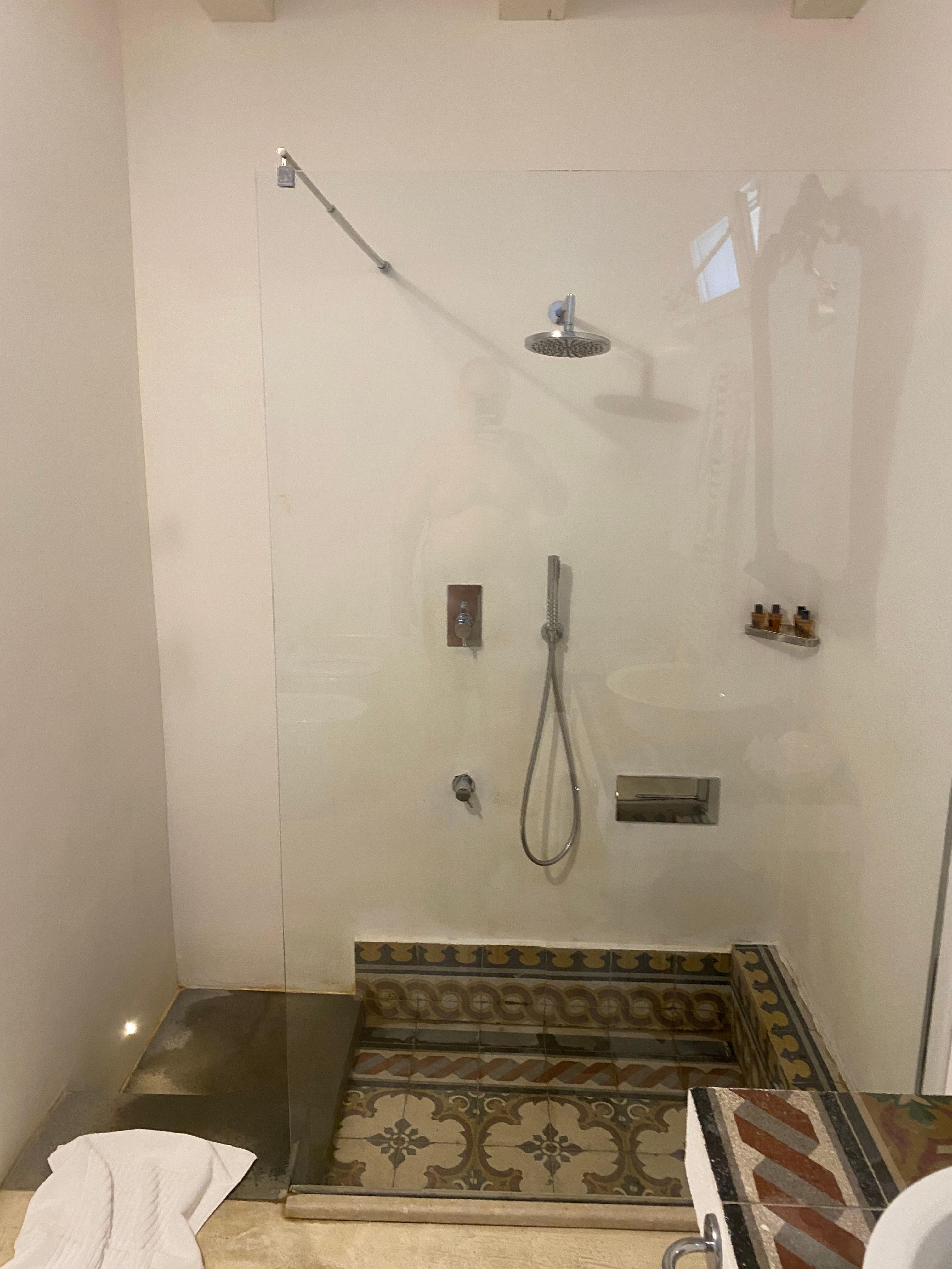 That shower!