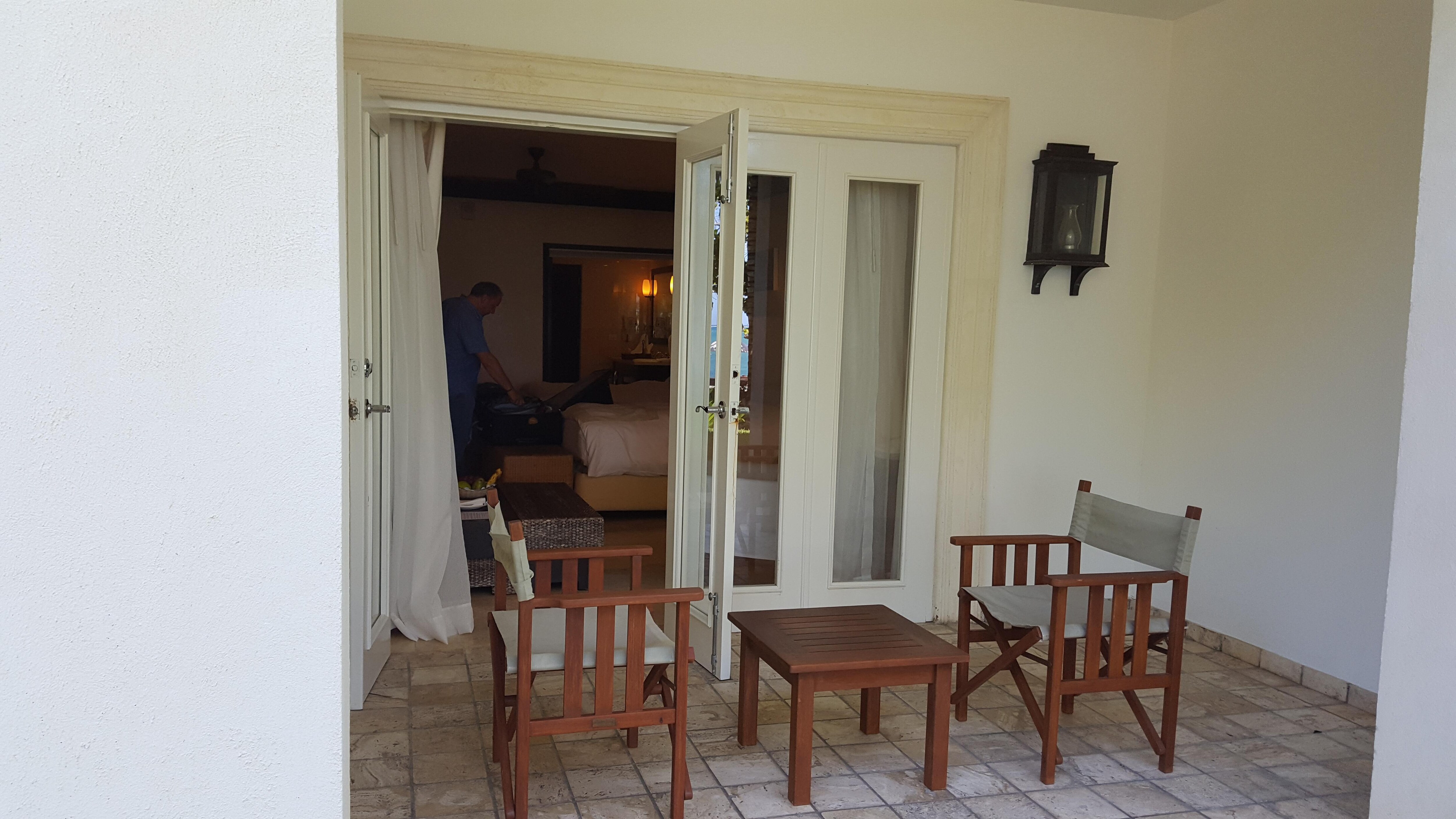 Patio off room