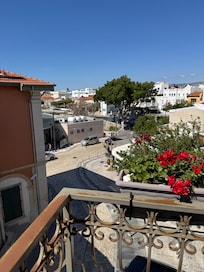 View from balcony.