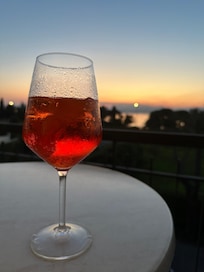 Sunset from the balcony