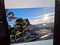 Early morning View from motel unit