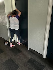 Screw driver break in.