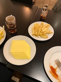 On the final day we got vegan cheese and unseasoned french fries for breakfast