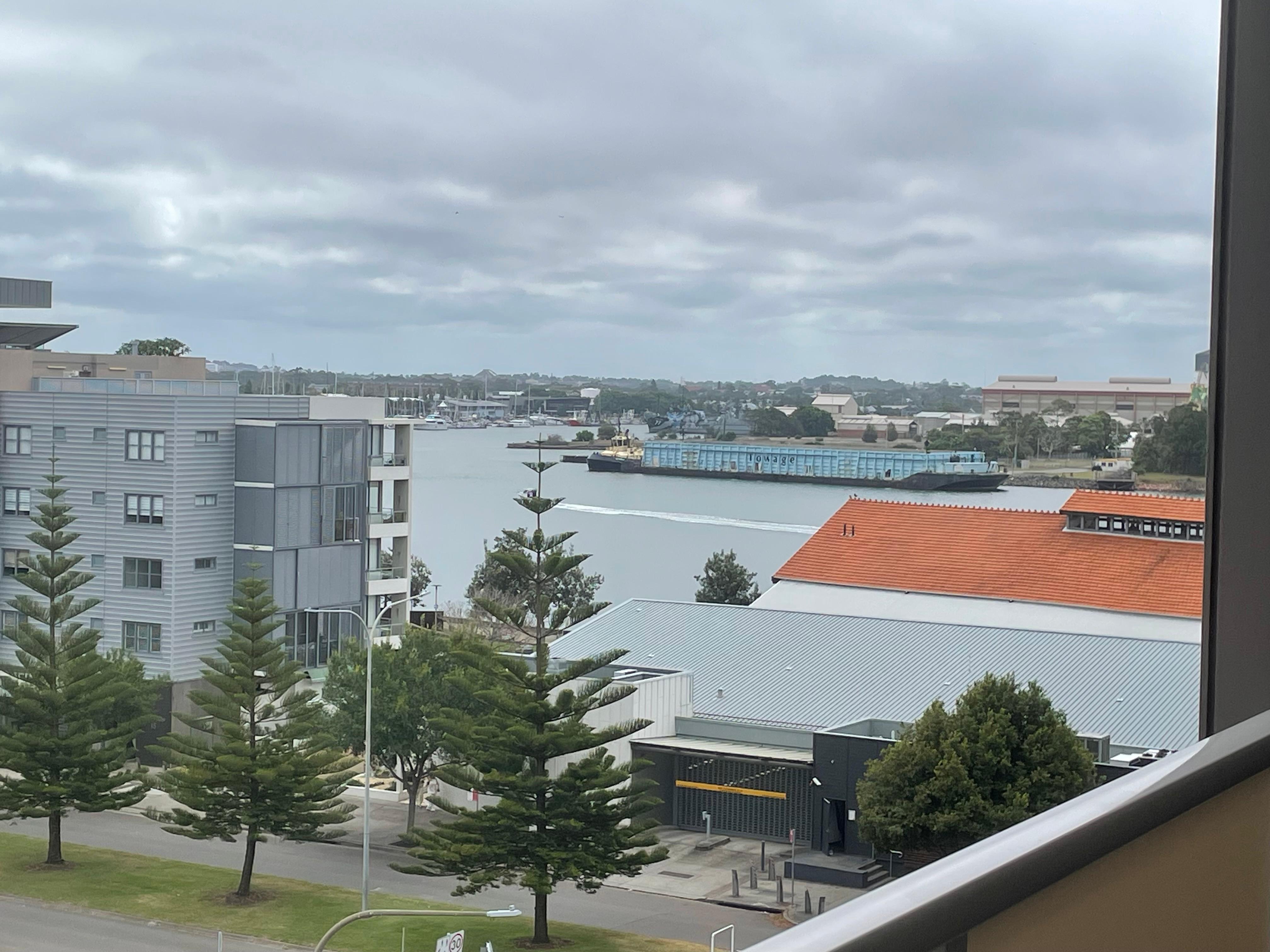 The view from the Honeysuckle Apartment I stayed in