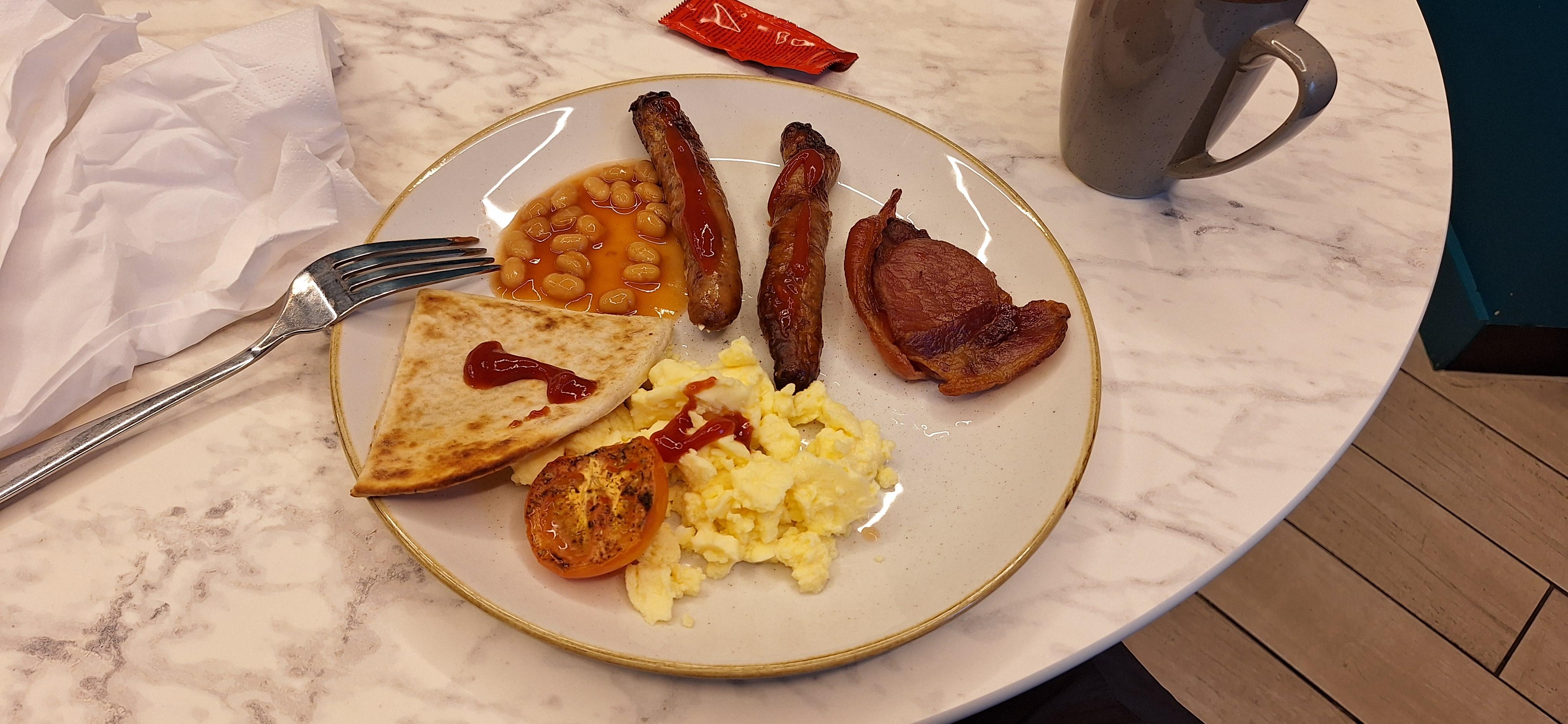 A cooked breakfast 