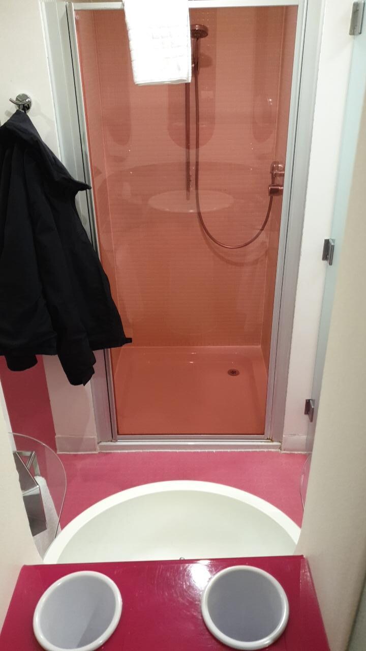 the not so private shower...