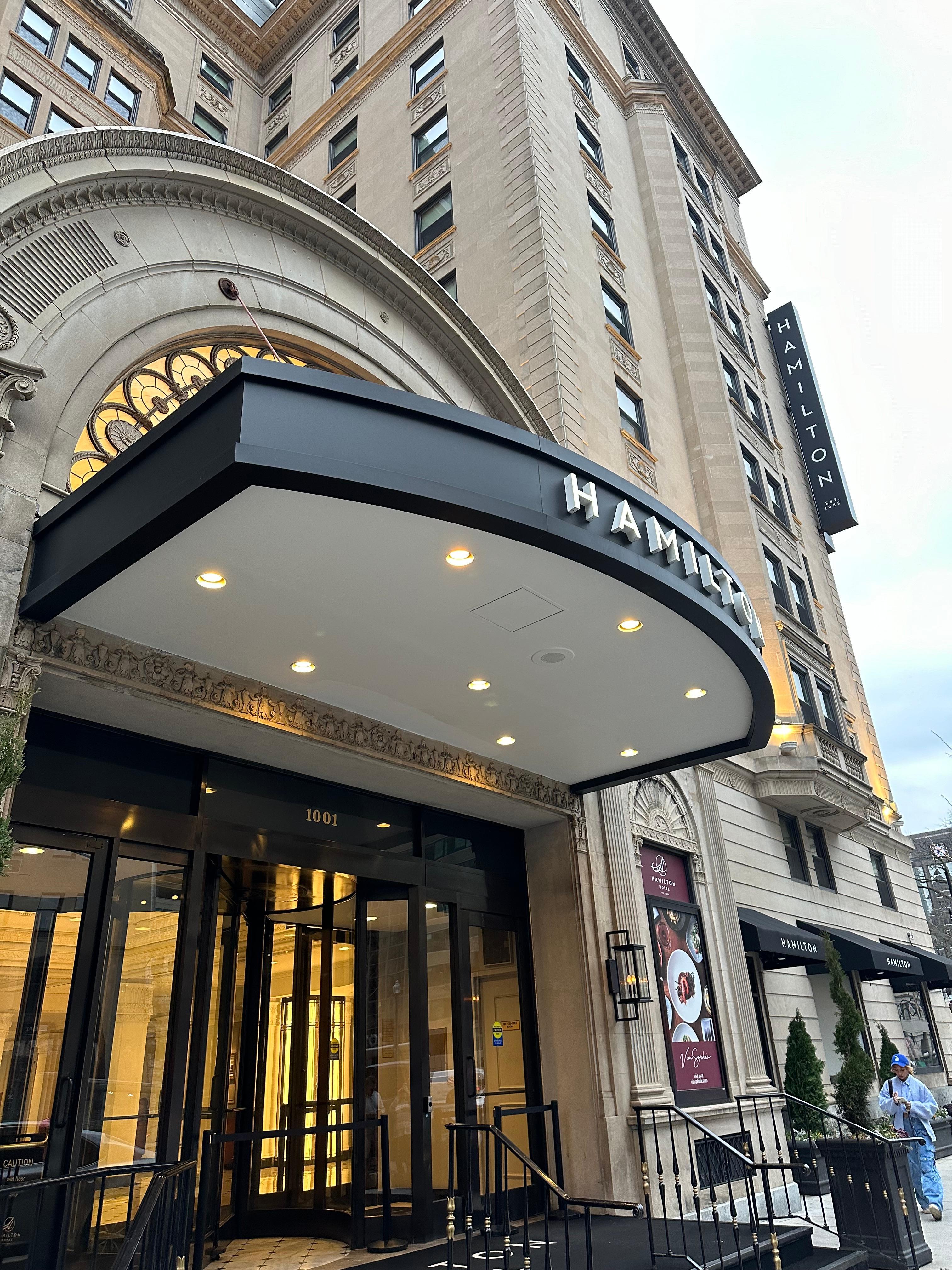 The hamilton hotel hot sale