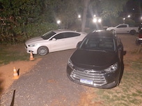 Estacionamento no dia de eventos lotado.