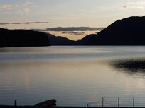 Vue depuis la chambre..côté lac..