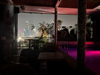 City lights at night