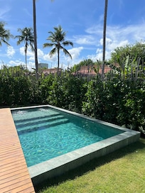 Piscina privativa do bangalô