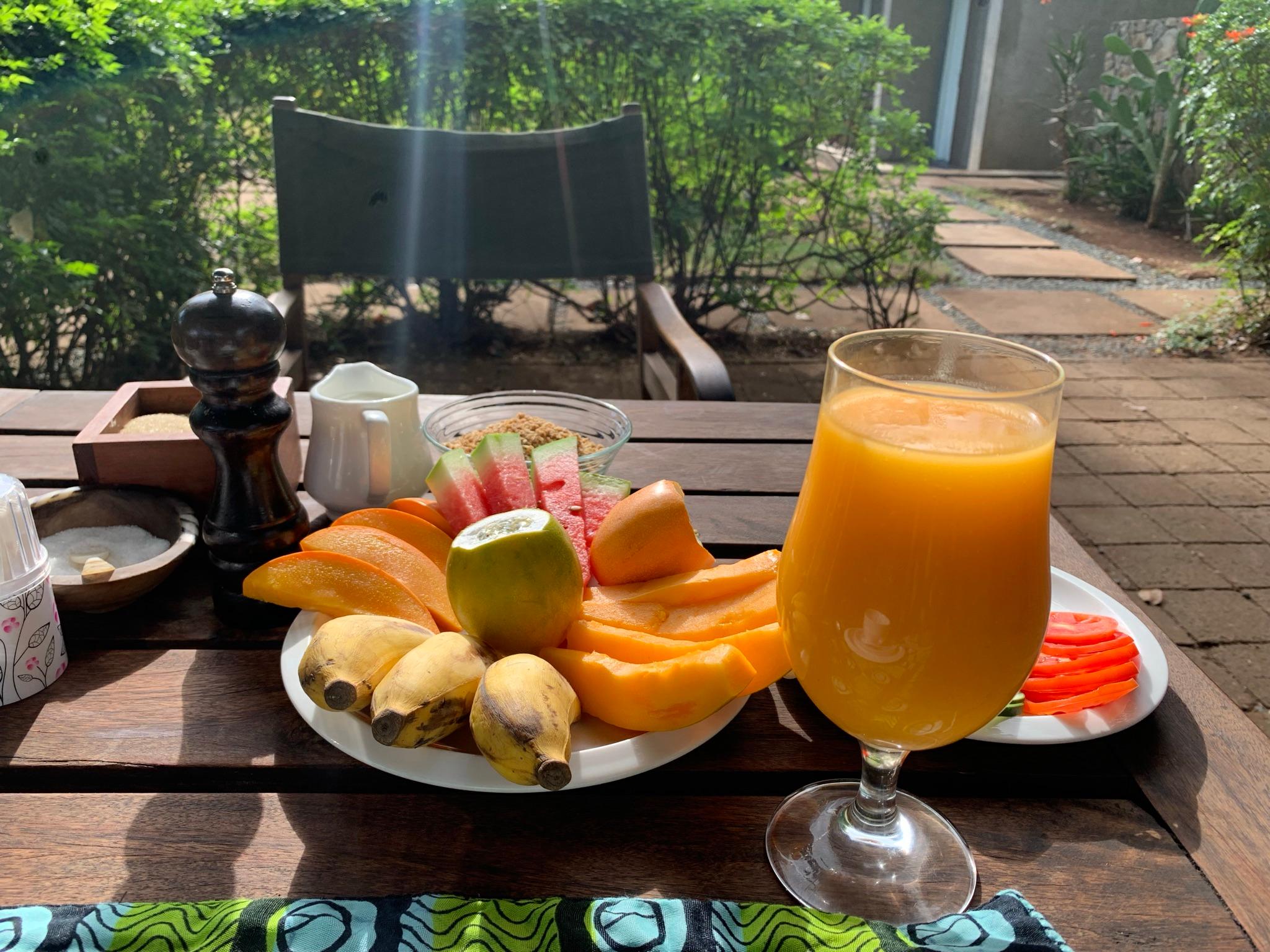 Petit déjeuner de très bonne qualité 