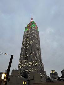 View from the rooftop bar (closed during winter months)