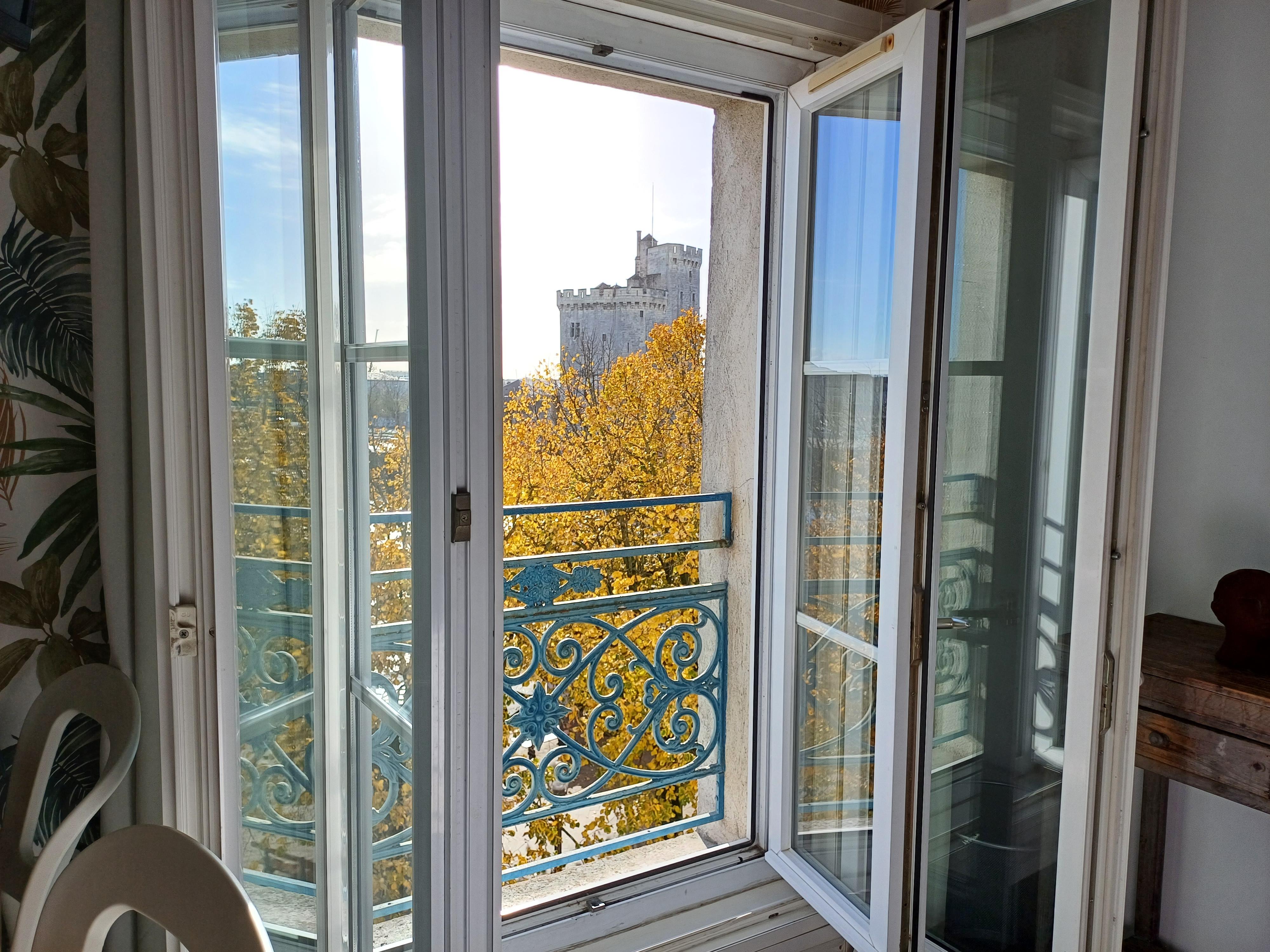 Vue depuis la chambre en novembre