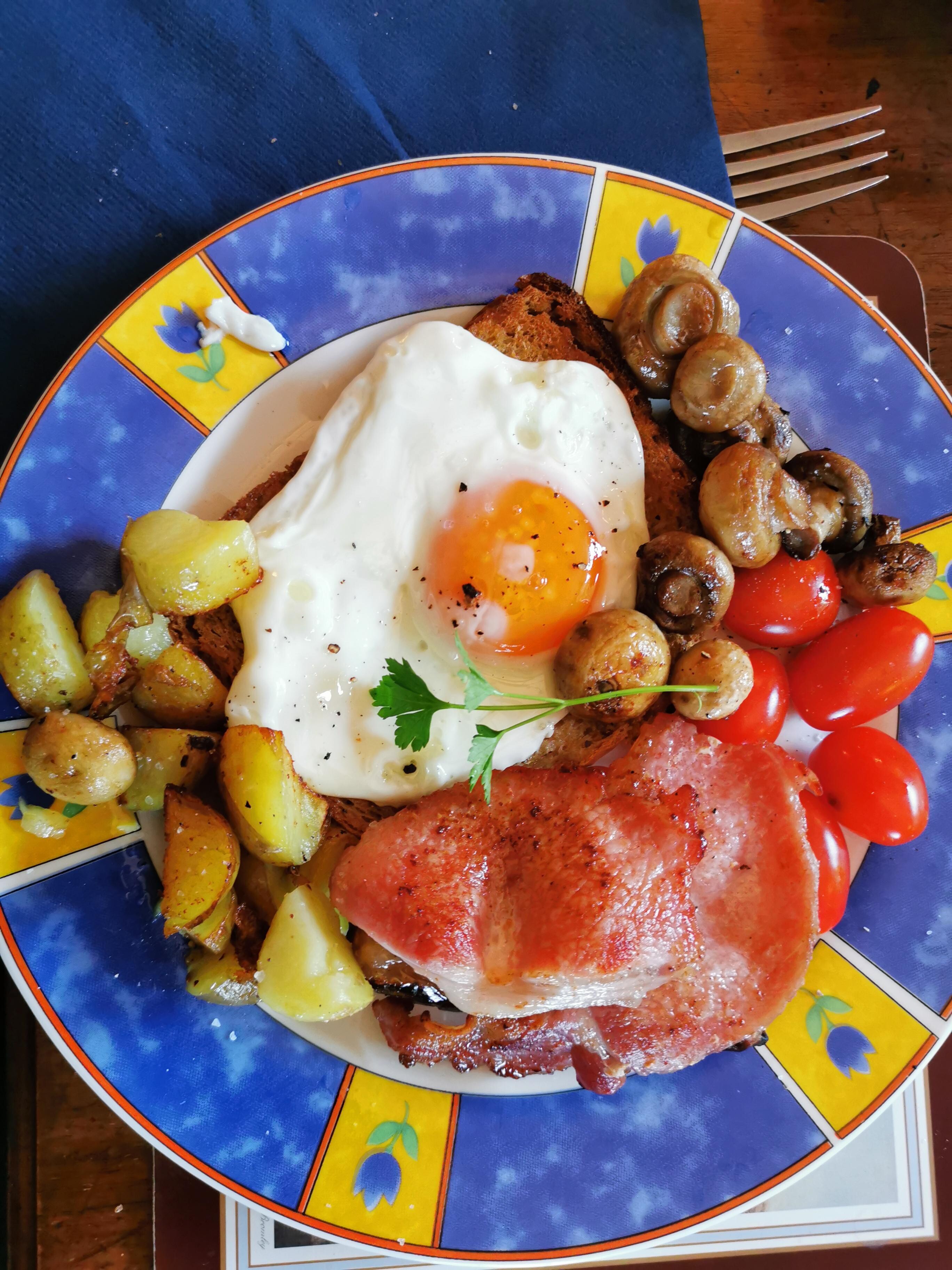 Delicious English breakfast 