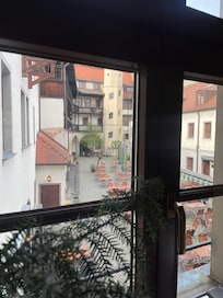 View from the hotel restaurant