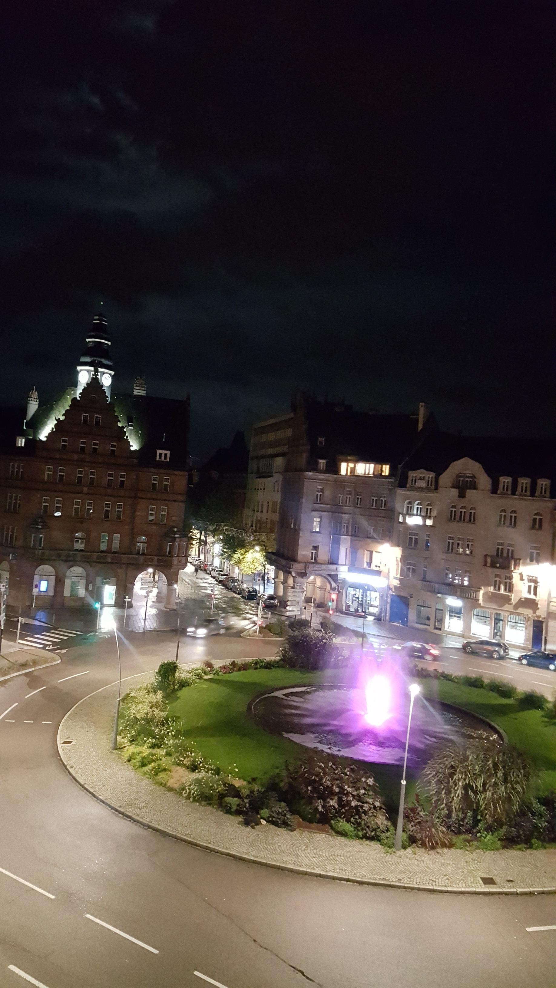 Night view from the room