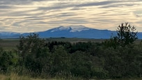 View of Eyjafjallajökull from the front of our cottage.