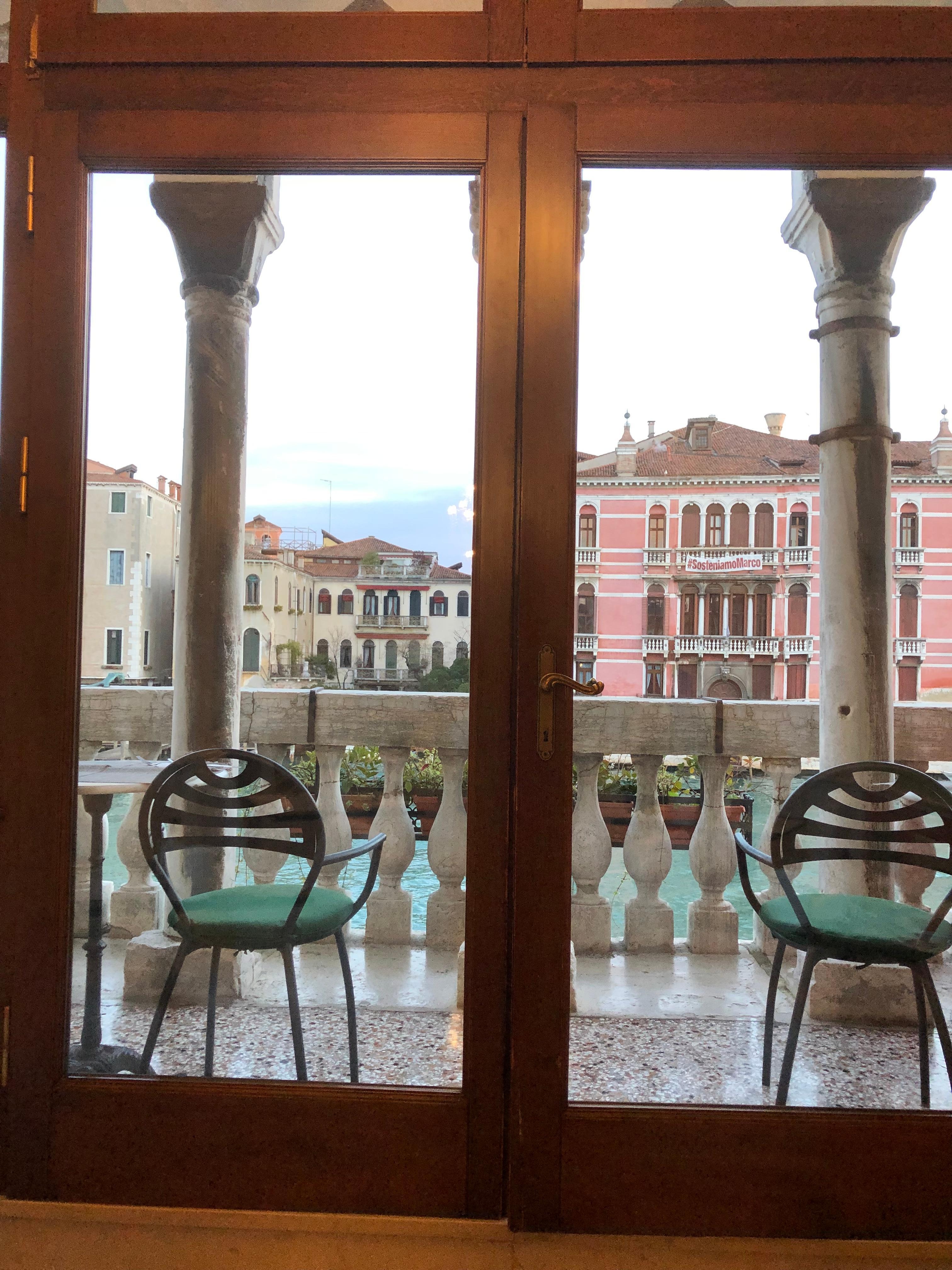 Vistas desde el salón del desayuno 